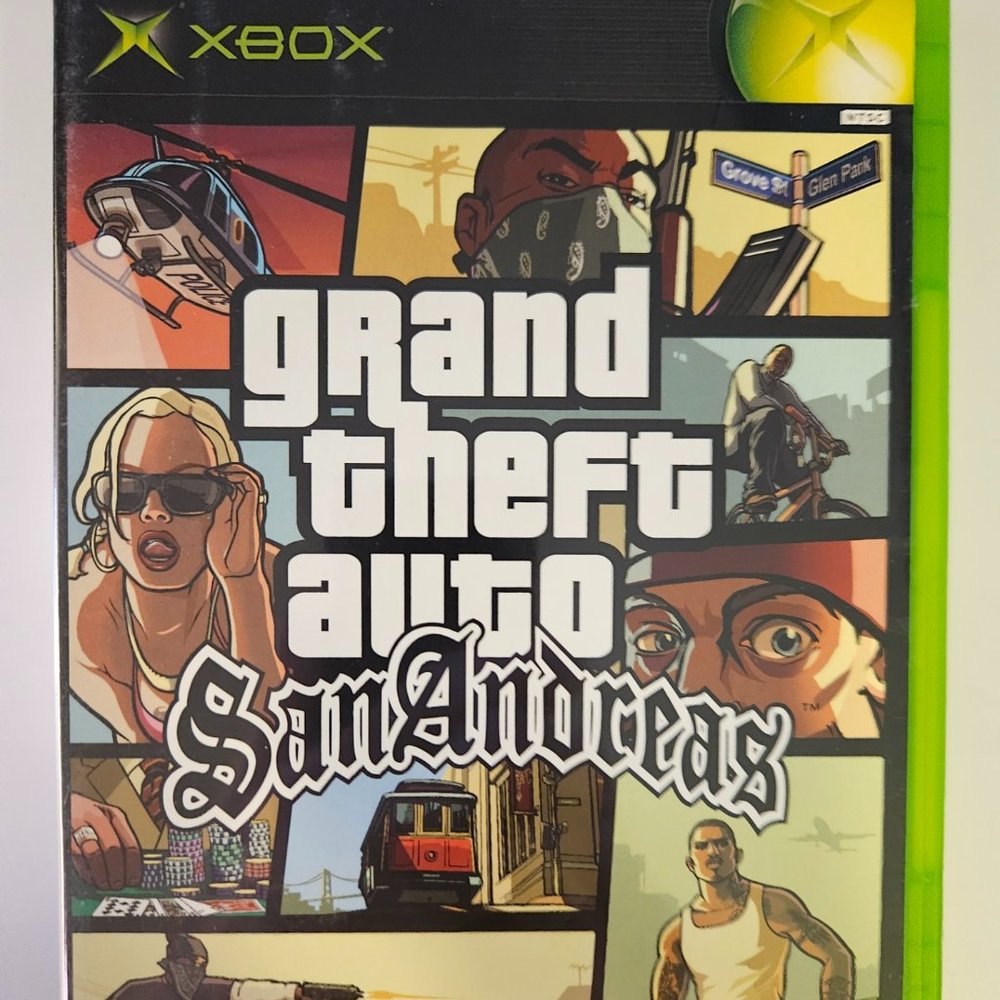 Grand Theft Auto: San Andreas on Xbox. C.I.B *Like New* with Map